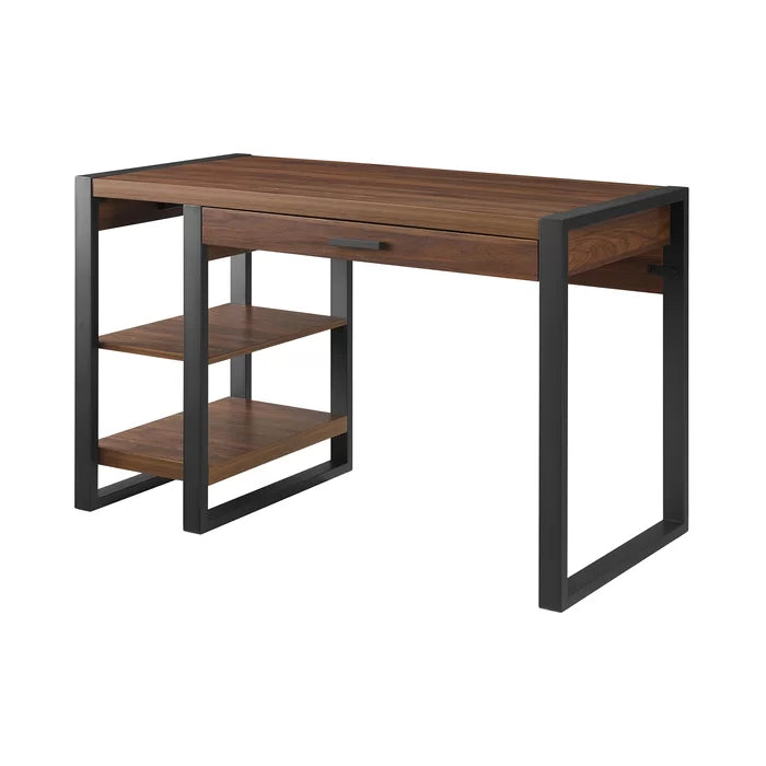 WoodHeaven Modern Wooden Office/Computer/Study Table with Racks - Furnishiaa -  -